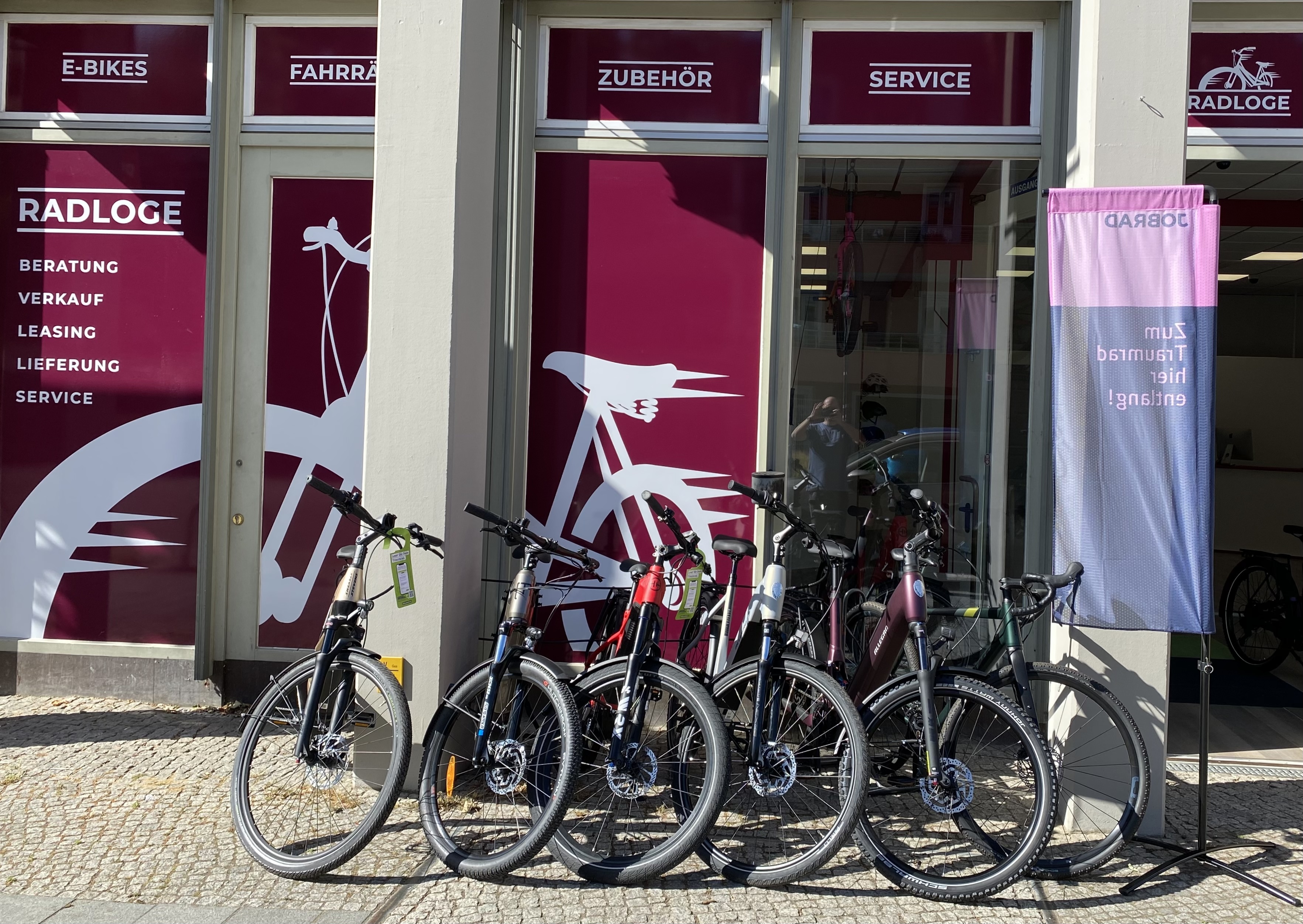 Radloge Ladengeschäft – Team und Beratung